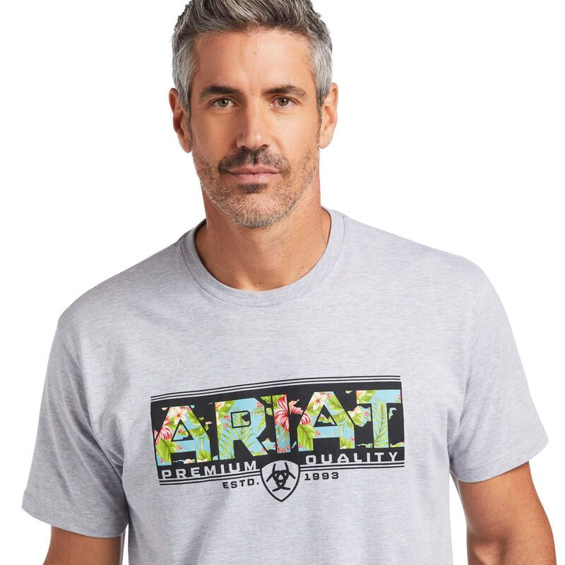 Mens Hibiscus T-Shirt