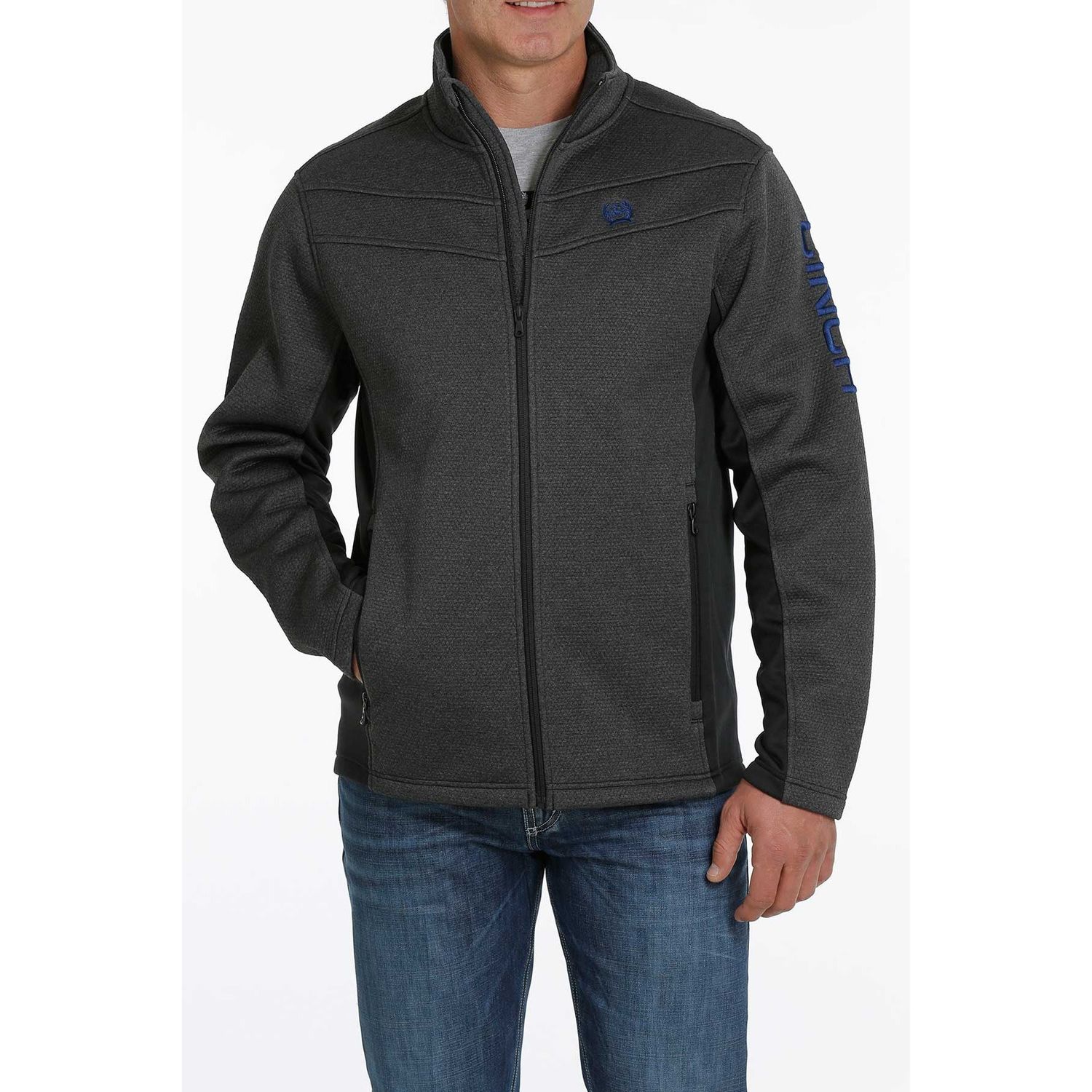 Cinch Men's Sweater Jacket Black