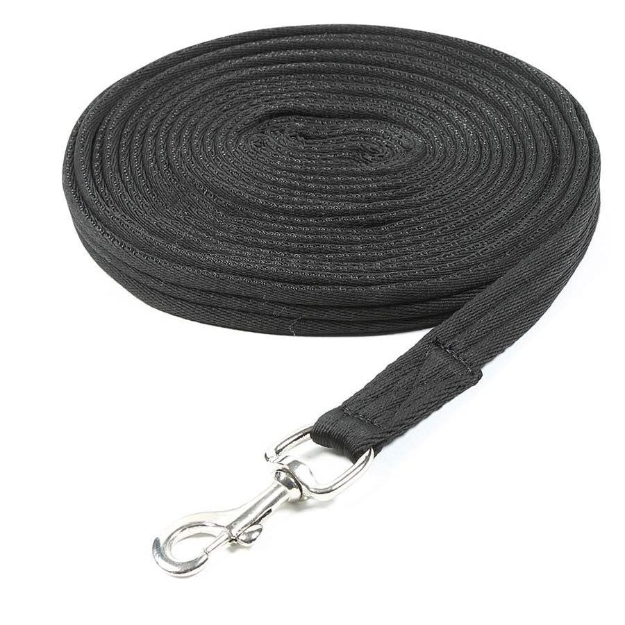 Shires Soft Feel Lunge Line, Color: Black