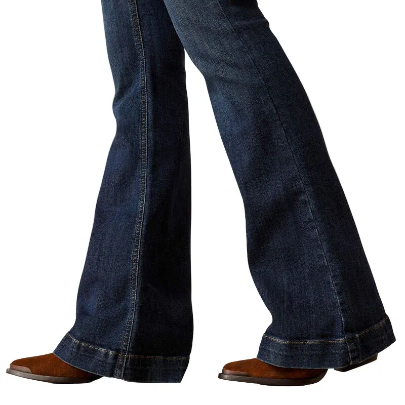 Ariat Women's High Rise Alex Flare Jeans - Midnight