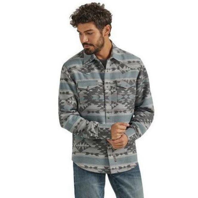 Wrangler Men's Retro Premium Long Sleeve Shirt Jacket