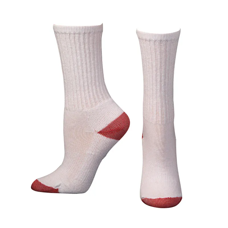 M&amp;F Youth Boot Doctor Over the Calf 3 pack Socks- White/Red