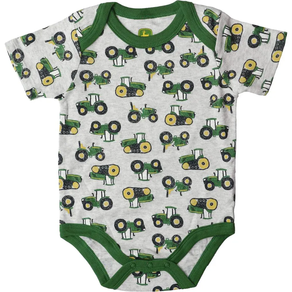 John Deere Tractors Bodysuit, Size: 3/6 MONTH