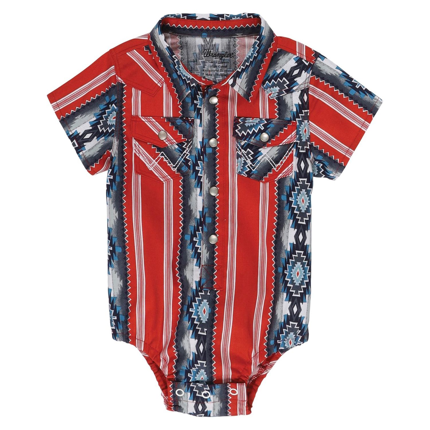 Wrangler Baby Boy Bodysuit - Red