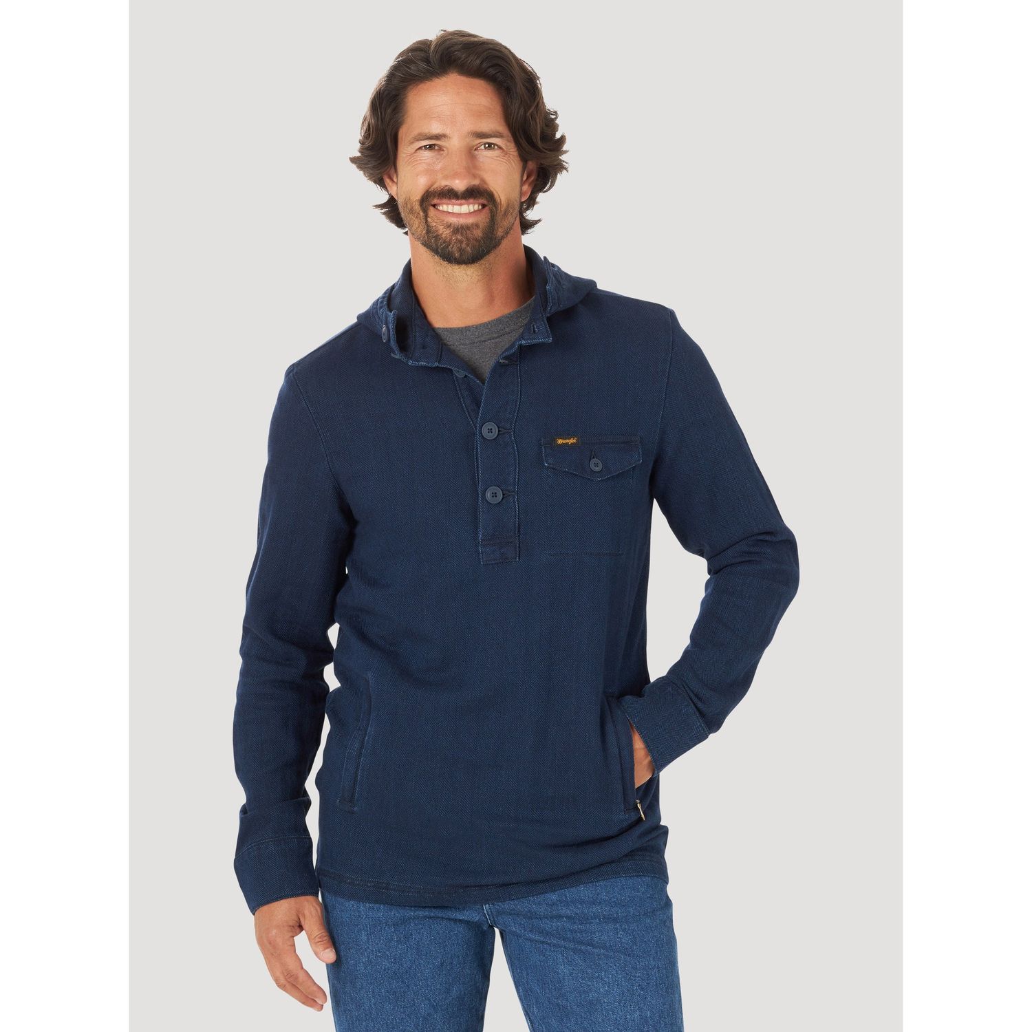 Wrangler Mens Lightweight Popover