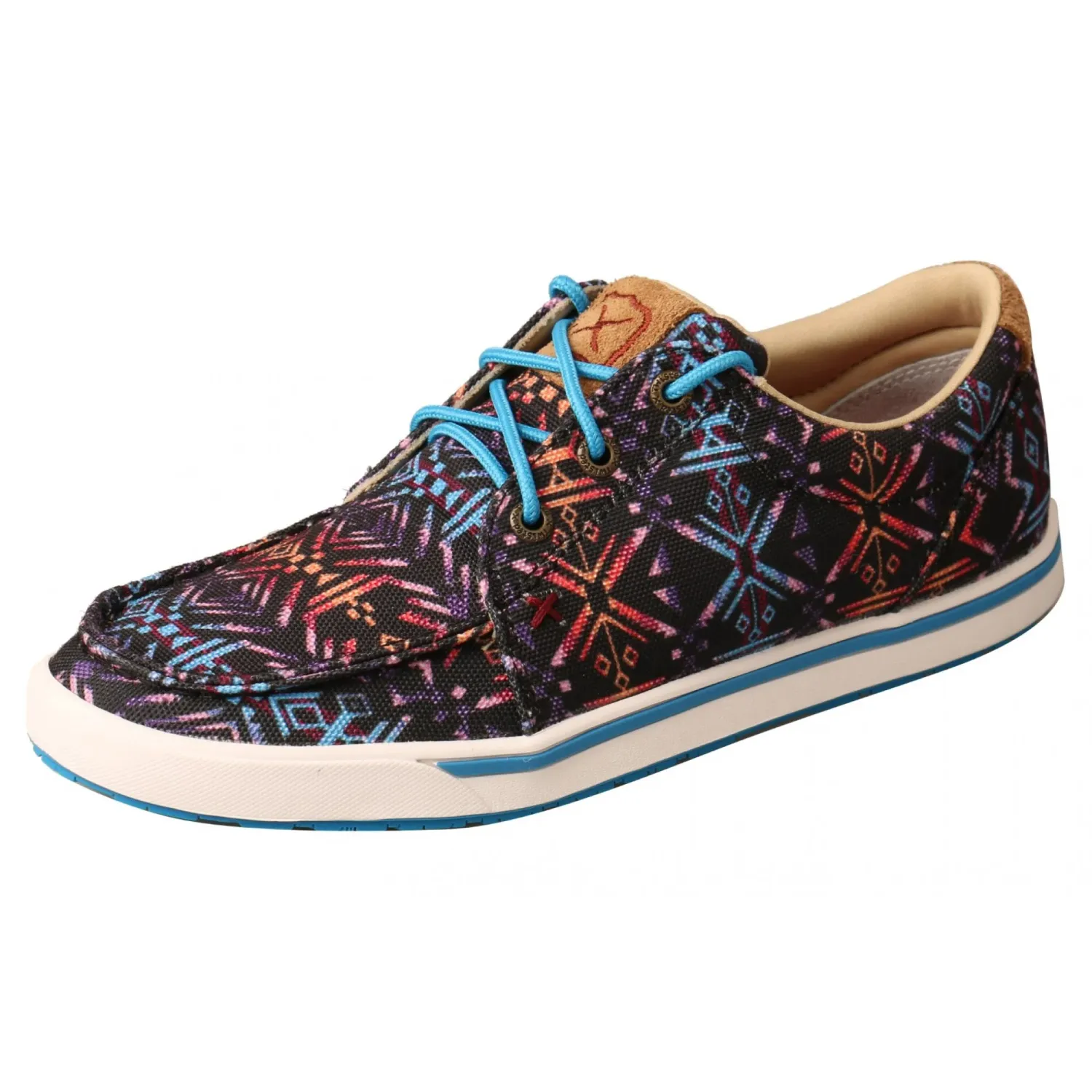 Twisted X Women's Kicks Blue/Aztec, Size: 5.5