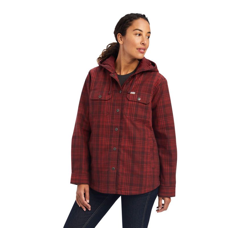 Ariat Womens Rebar Flannel Shirt Jacket