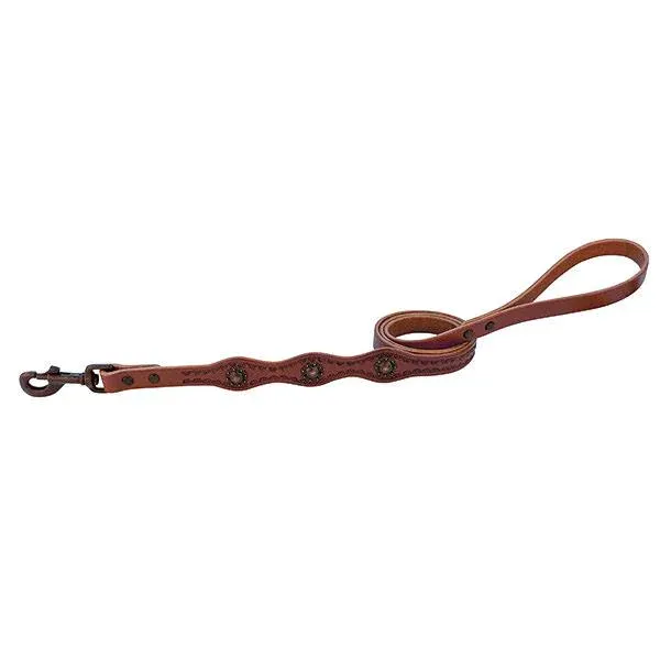 Weaver Leather Sundance Leash 3/4" X 4', Colour: BROWN, Size: 3/4" X 4'