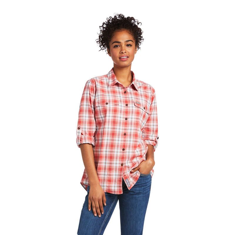 Ariat Womens Rebar Made Tough DuraStretch Work Shirt