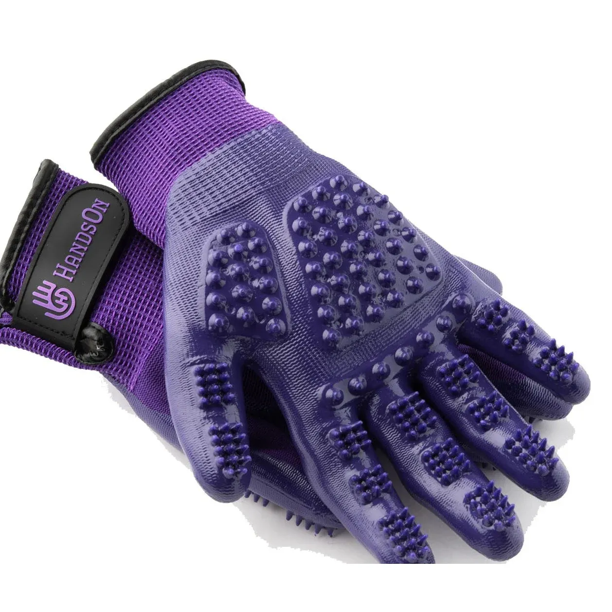 Hands On Groom Glove Purple, Size: S