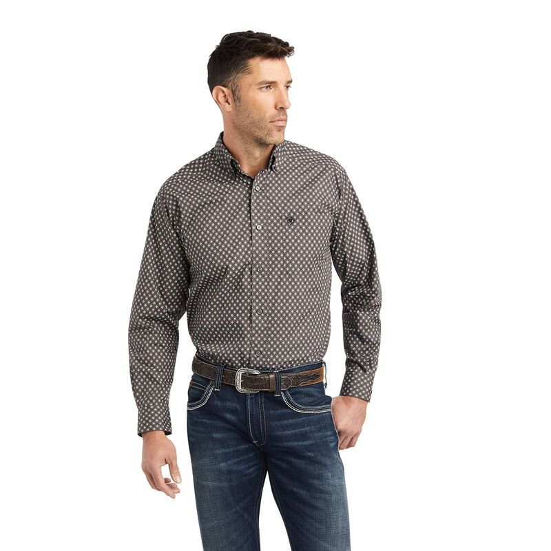 Ariat Mens Winston Classic LS Shirt Eiffel Tower