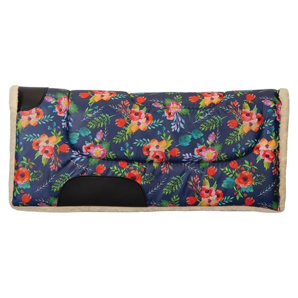 Weaver Economy Fashion Saddle Pad - 30x30, Colour: 245-Floral Watercolor