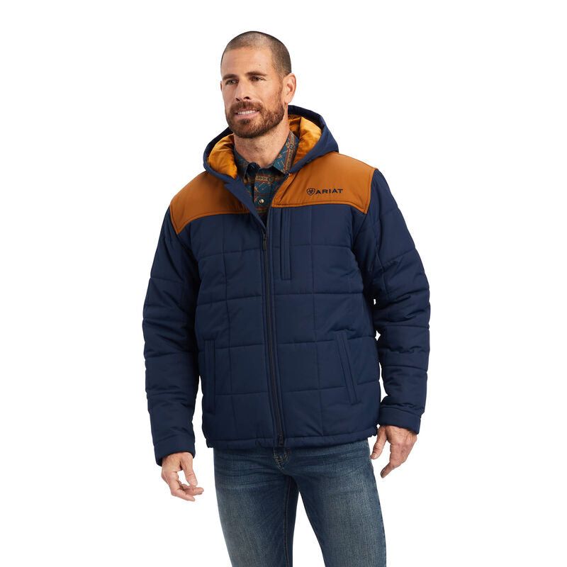 Ariat Mens Crius Hooded Insulated Jacket Navy *FINAL SALE*