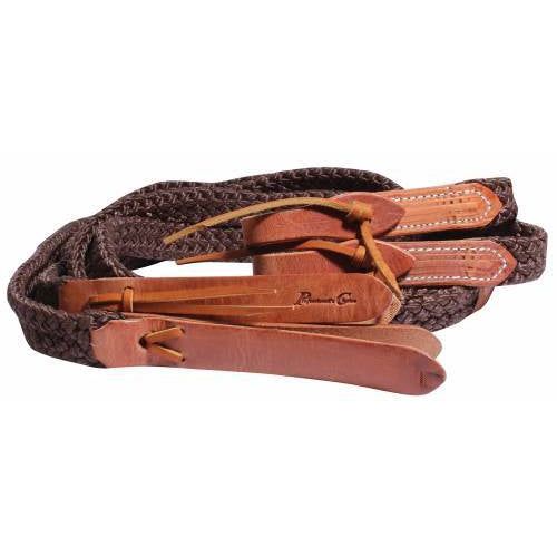 Professional's Choice Split Reins Quiet Control 9' - Brown