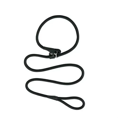 Weaver Rope Slip Lead - Assorted Colours, Colour: 00-BLACK, Size: 4