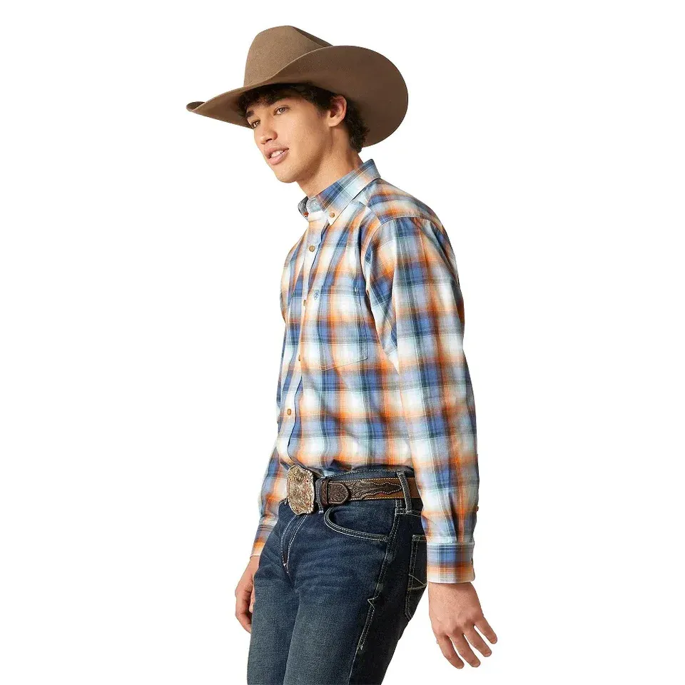 Ariat Men's Pro Series Greer Long Sleeve Shirt - White, Size: 3XL