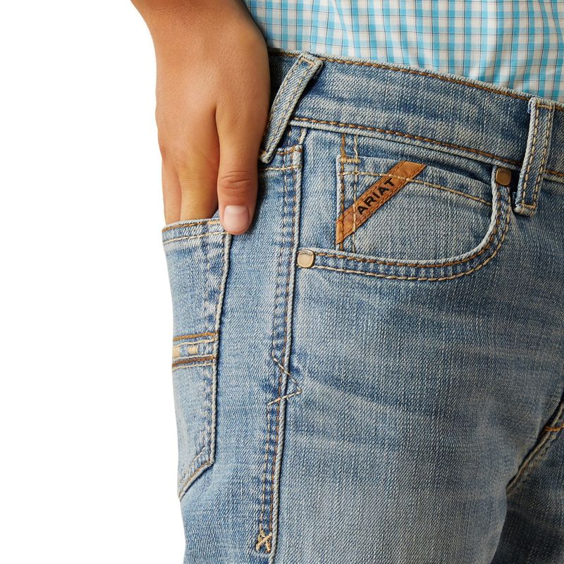 Ariat Boy's B4 Relaxed Jones Boot Cut Jeans - Leonard
