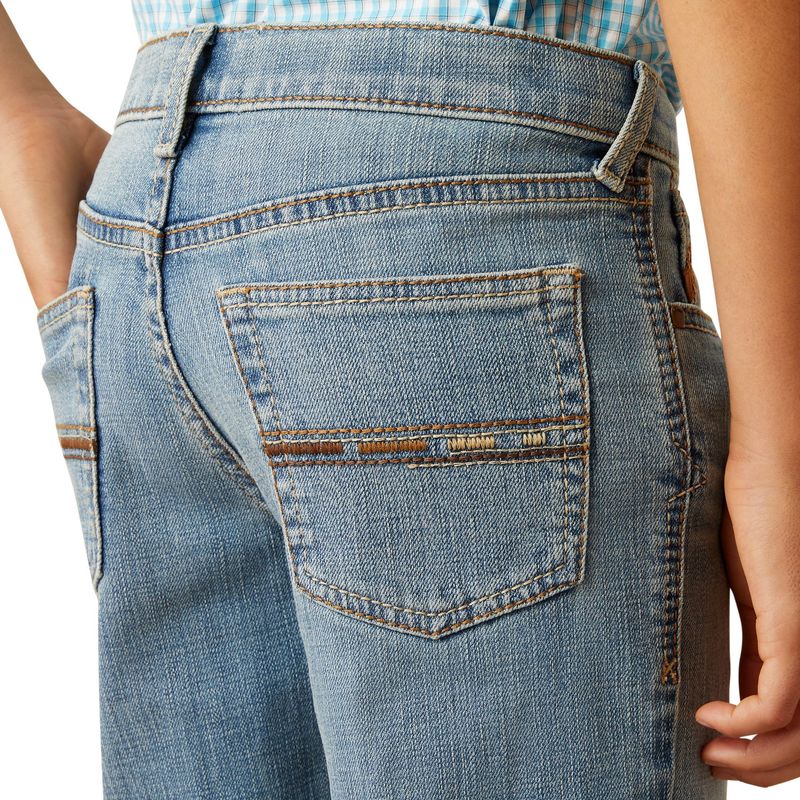Ariat Boy's B4 Relaxed Jones Boot Cut Jeans - Leonard