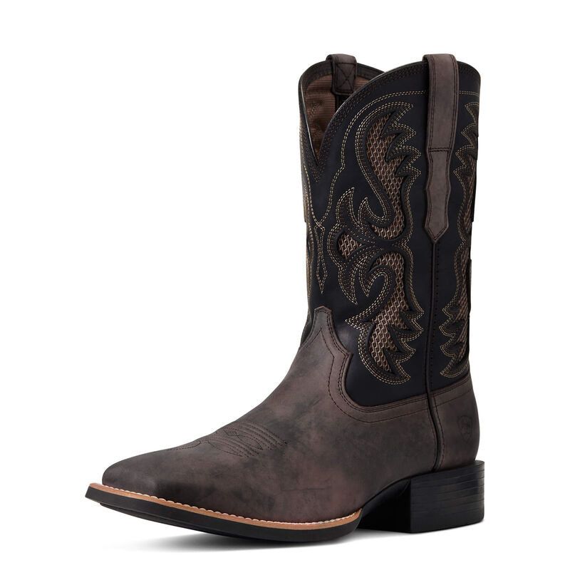 Ariat Mens Sport Fresco VentTEK Western Boots - Herd Brown