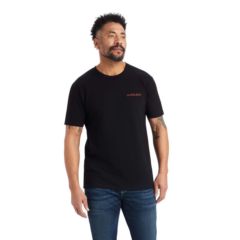 Ariat Mens Bronc Buster SS T-Shirt Black