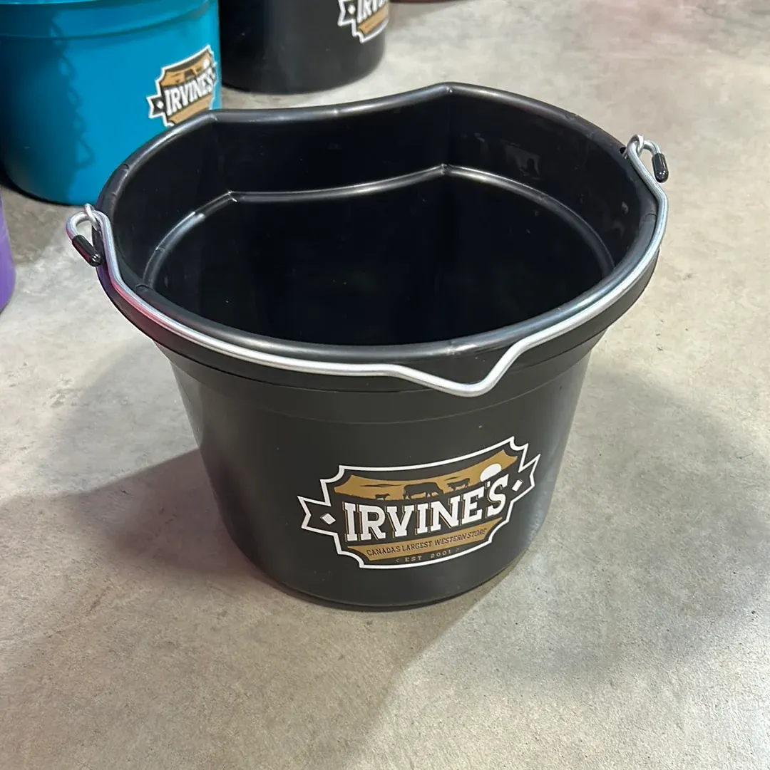 Irvine 8 Quart Buckets, Colour: BLACK