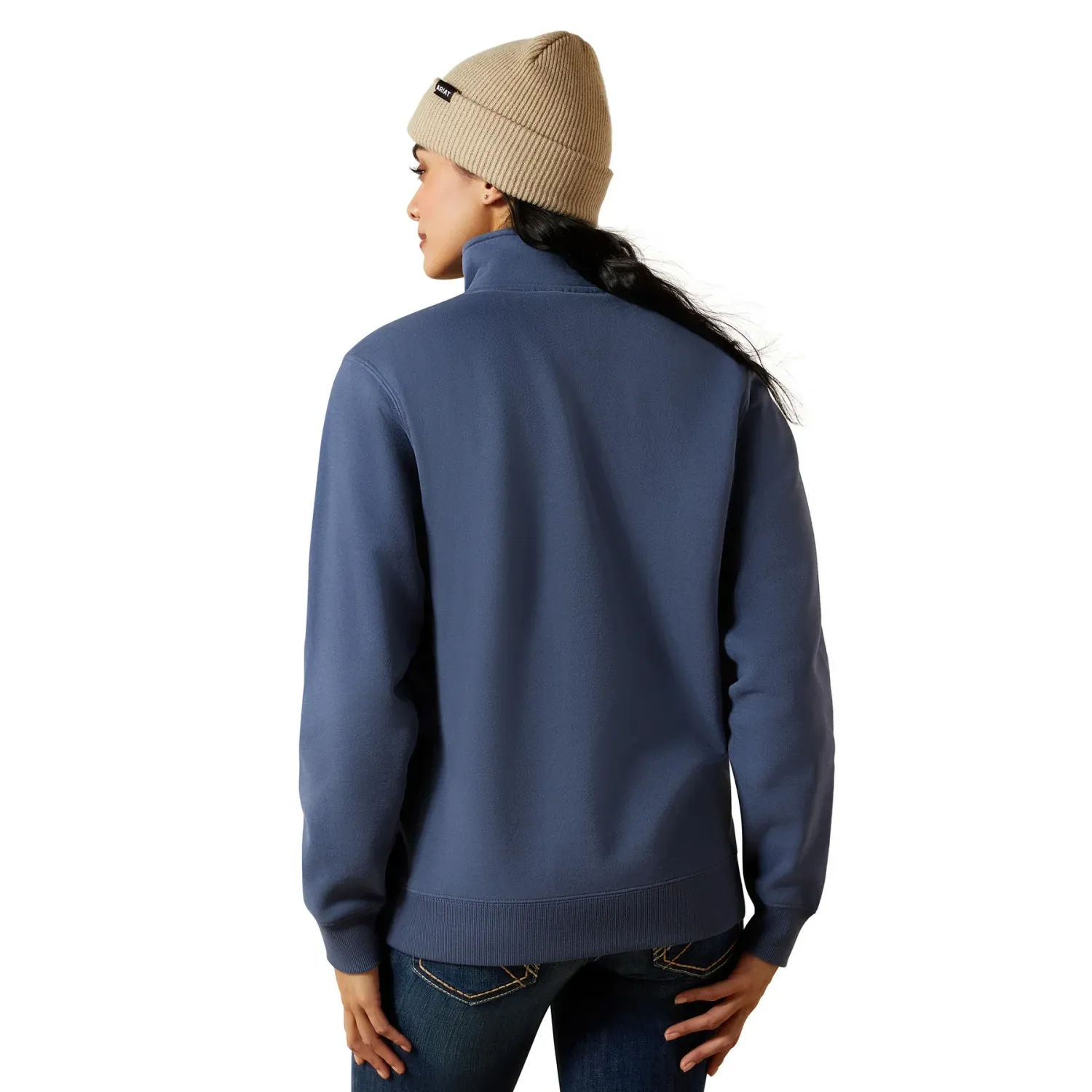 Ariat Women's Vintage Quarry 1/2 Zip Sweatshirt - Indigo