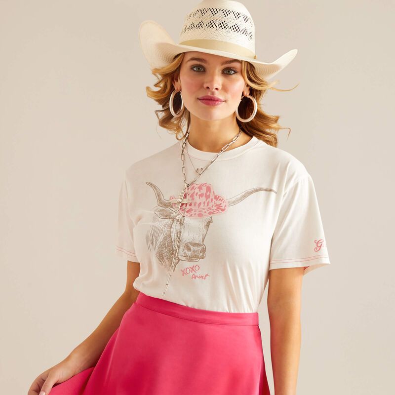 Ariat Women's Glamoorous T-Shirt - Cloud Dancer