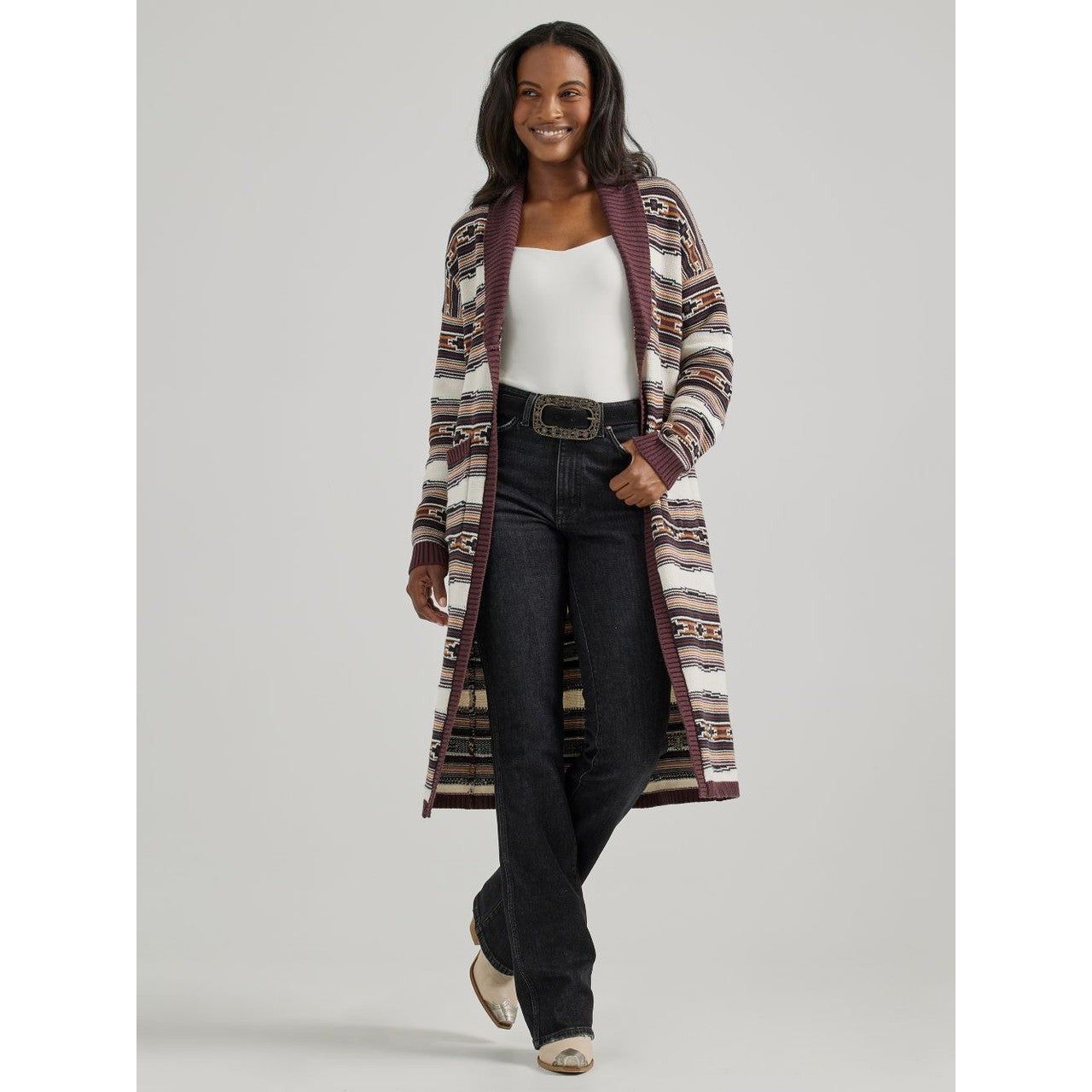 Wrangler Women's Serape Duster - Fudge