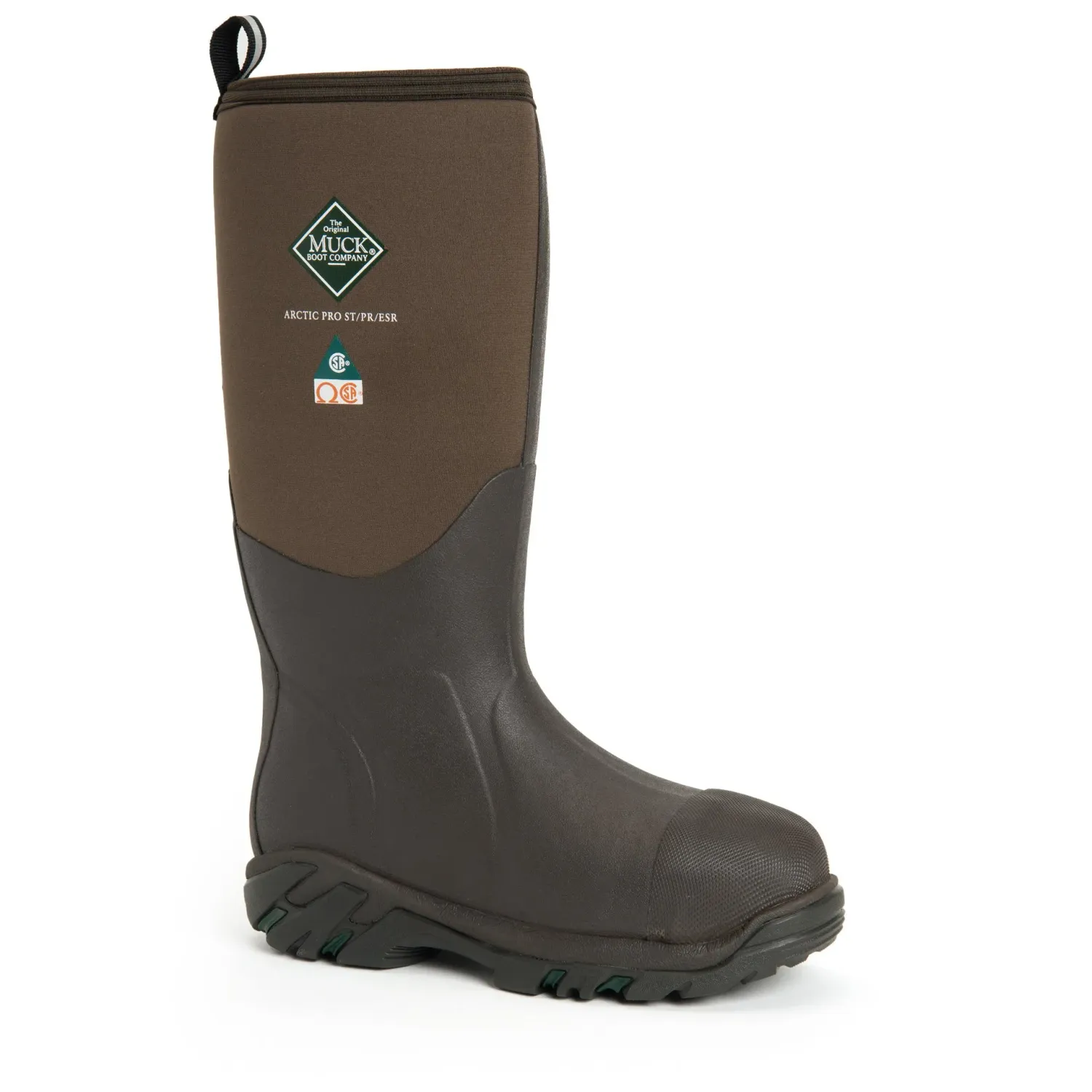 Muck Boots Unisex Arctic Pro Steel Toe - Brown, Size: 8