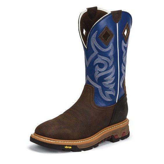 Justin Roughneck Blue Men's Work Boot