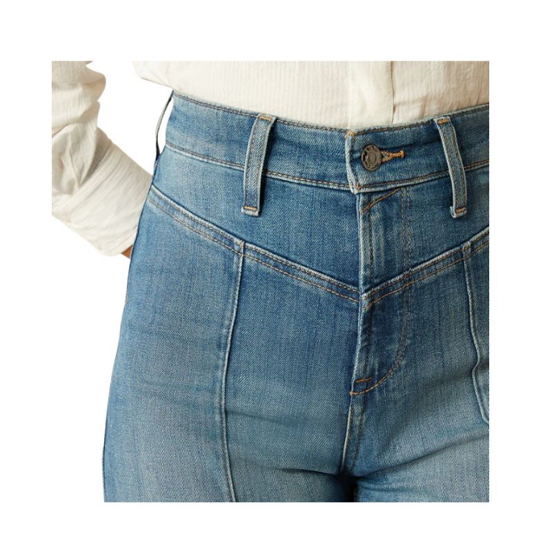 Ariat Women's Ultra High Rise Sloane Wide Leg Jeans-Delaware