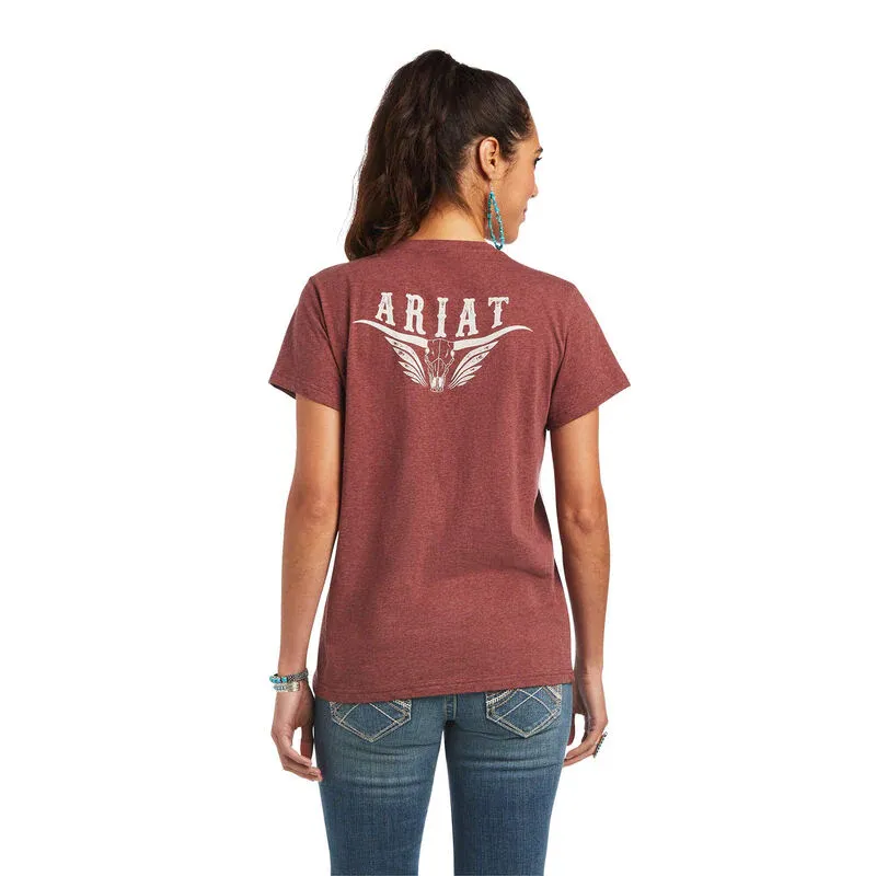 Ariat Womens Longhorn SS Tee
