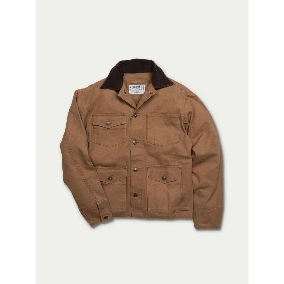 Schaefer Men's Vintage Brush Jacket, Color: Saddle, Size: 2XL