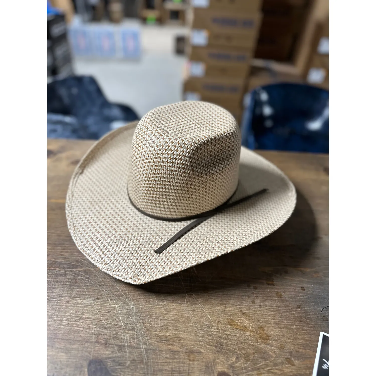 Rodeo King CHL 3-Tone Straw Western Hat