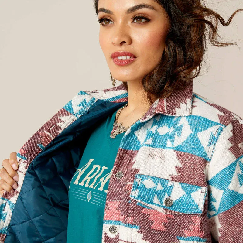 Ariat Women's Shacket Shirt Jacket Baba Jacquard