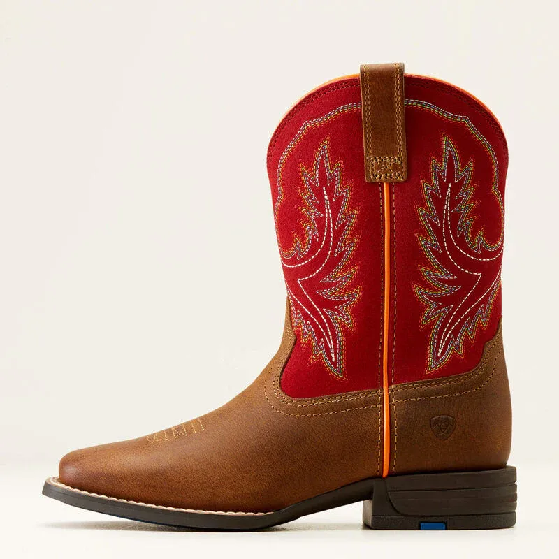 Ariat Kid's Wilder Western Boots - Grand Canyon/Ruby Red, Size: 1