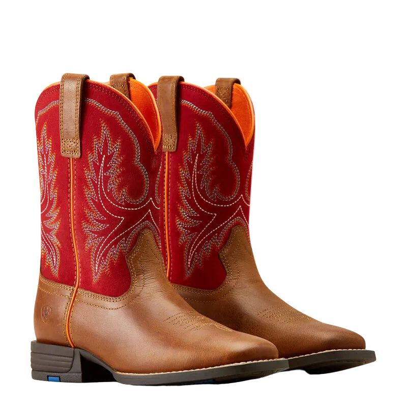 Ariat Kid's Wilder Western Boots - Grand Canyon/Ruby Red