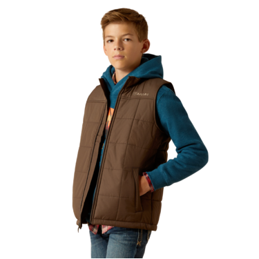 Ariat Boys Crius Insulated Vest - Banyan Bark