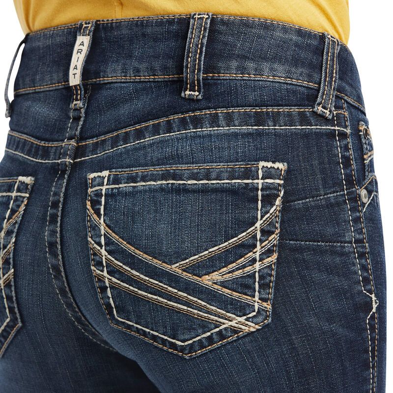 Ariat Women's R.E.A.L. Perfect Rise Lexie Boot Cut Jeans - Missouri, Length: L, Waist: 16W