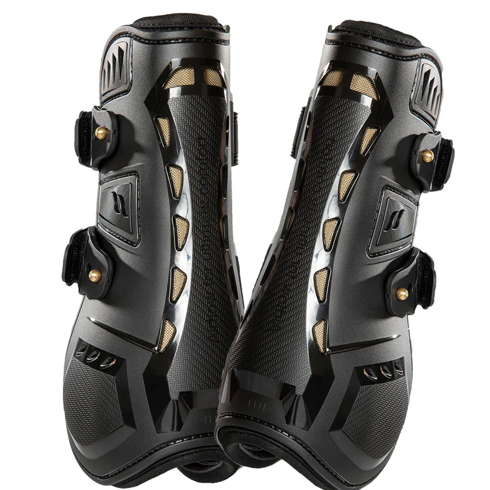 Back on Track Airflow Tendon Boots, Color: Black, Size: M