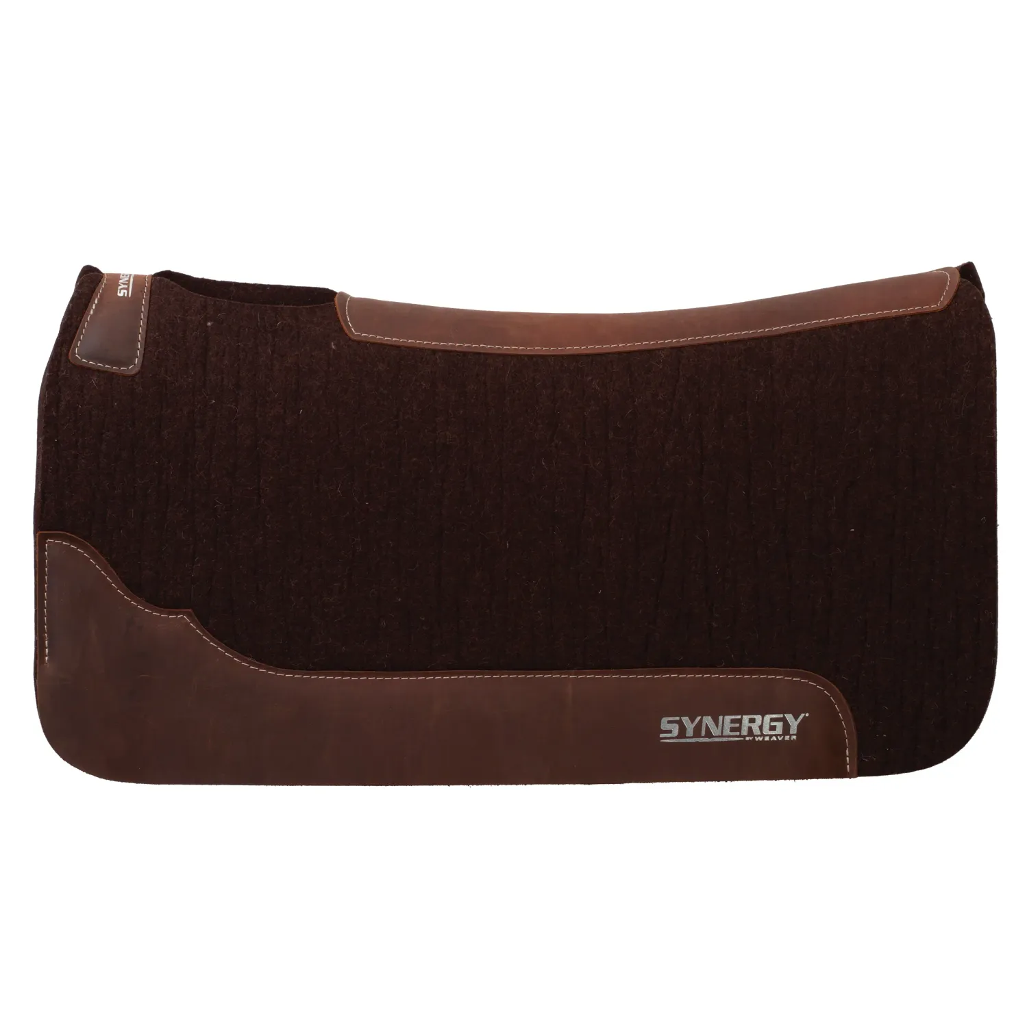 Synergy 1" Steam Pressed 100% Merino Wool Felt Performance Saddle Pad - 31x32, Color: 14-chocolate