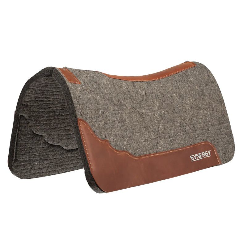 Synergy 1" Steam Pressed 100% Merino Wool Felt Performance Saddle Pad - 31x32