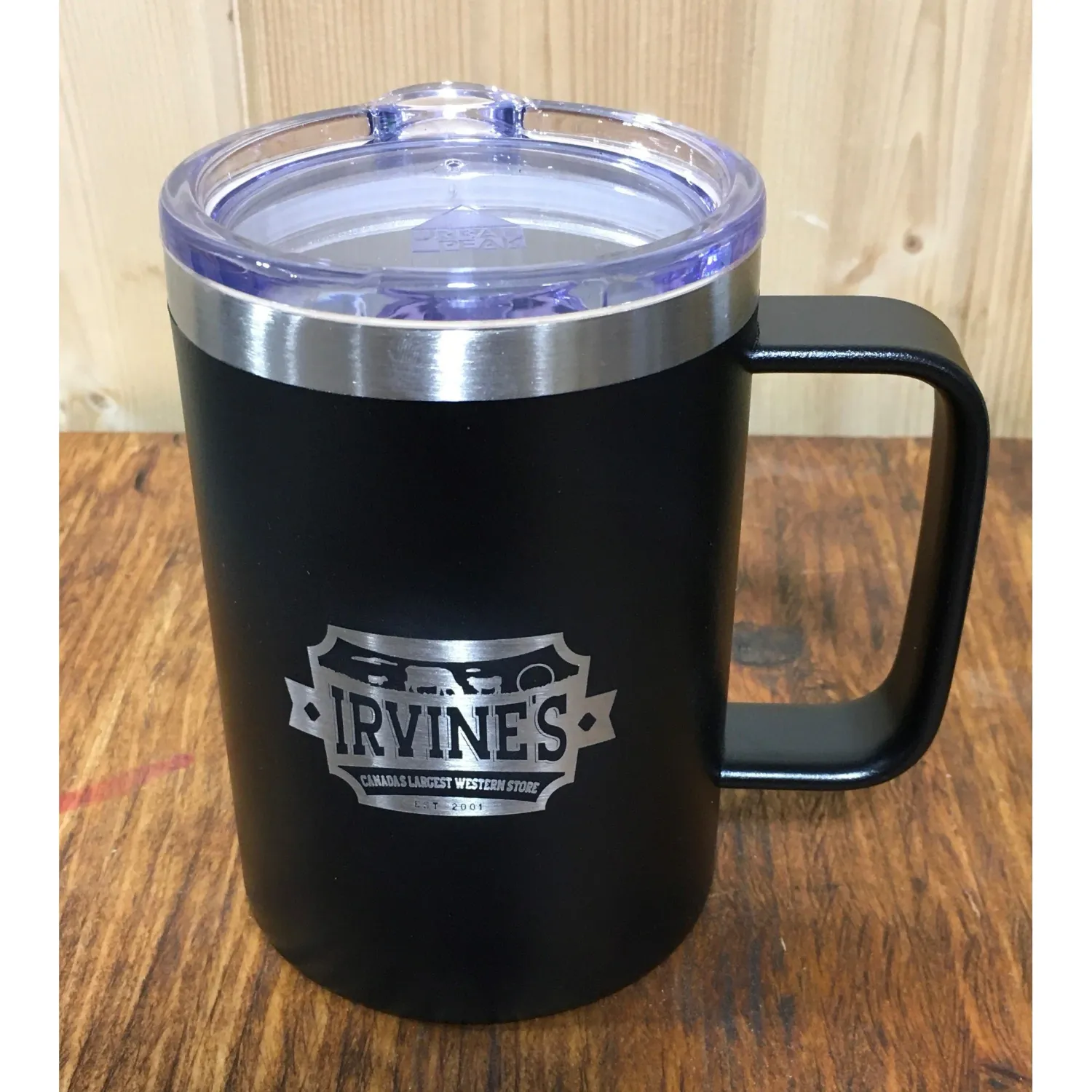 Irvine 14oz SS Mug, Color: Black