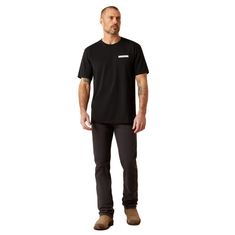 Ariat Men's Grateful Muertos Short Sleeve Tee Shirt - Black