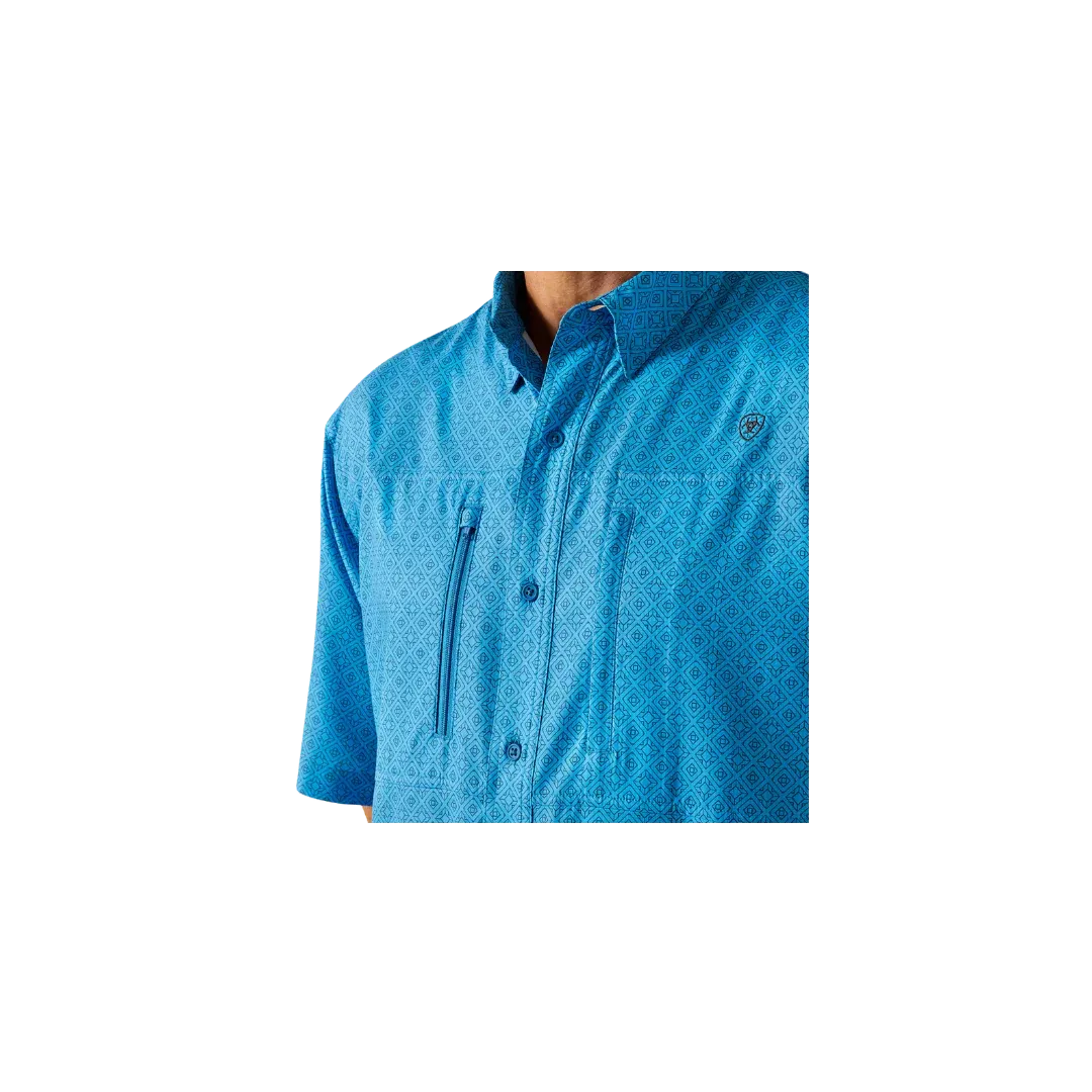 Ariat Men's VentTEK Classic Fit Shirt - Blue