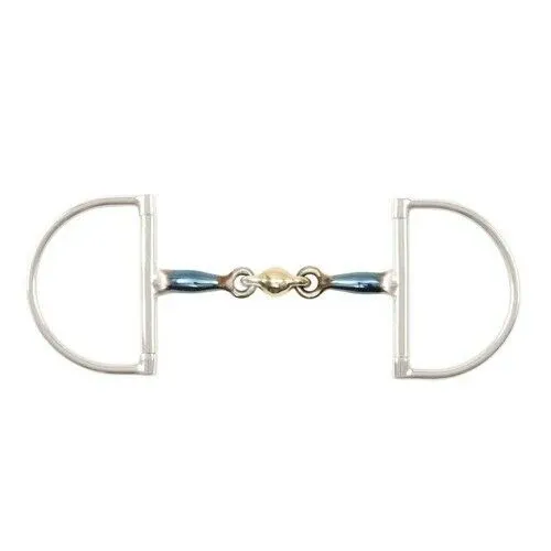 Shires Hunter Dee Blue Brass Alloy Peanut Bit, Size: 5
