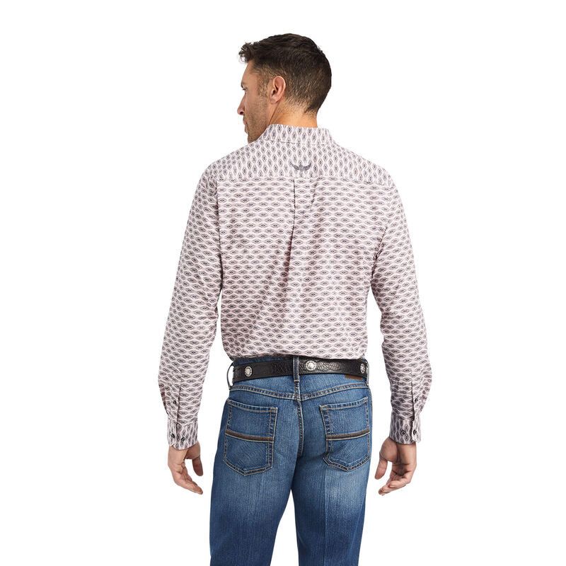 Ariat Men's Relentless Superior Stretch Long Sleeve Shirt Mauve