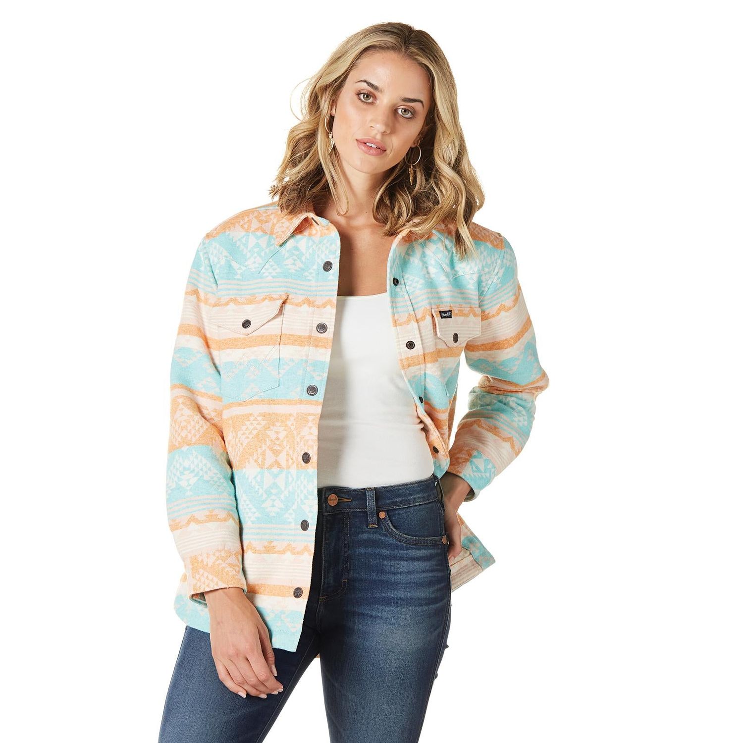 Wrangler Women's Retro Shacket - Multi