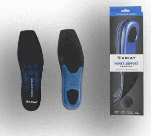 Ariat Mens Power Support Insoles Wide Square Toe