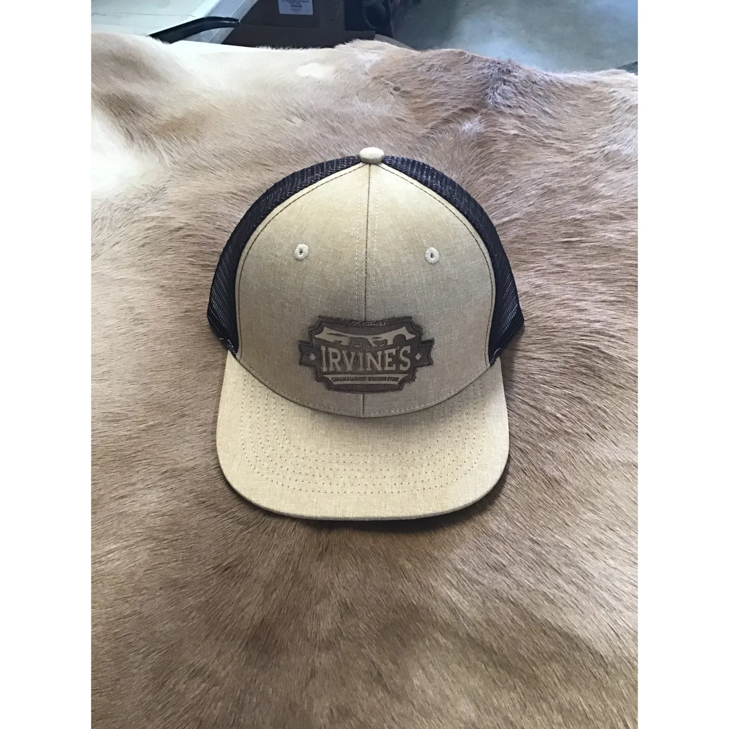Irvine Custom Caps, Design: #1 HEATHER / BROWN
